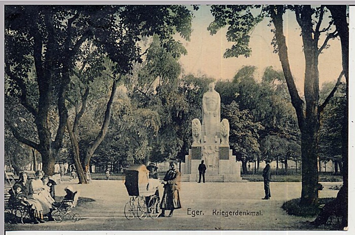 Denkmal 1866 des IR 73 in Eger